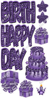 Single Color - 10 pc Happy Birthday