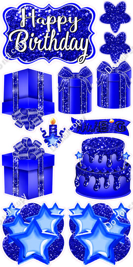 12 pc Quick Sets #2 - Sparkle Blue