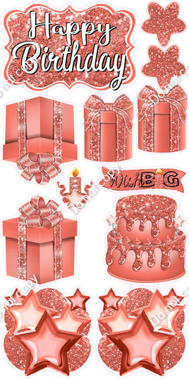 12 pc Quick Sets #2 - Sparkle Coral