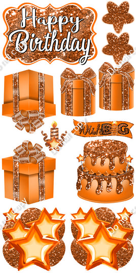 12 pc Quick Sets #2 - Sparkle Orange