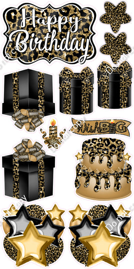 12 pc Quick Sets #2 - Gold Leopard