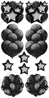 10 pc Balloon Set - Sparkle - Single Colors