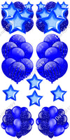 10 pc Balloon Set - Sparkle - Single Colors