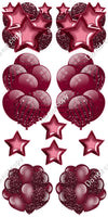 10 pc Balloon Set - Sparkle - Single Colors