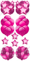 10 pc Balloon Set - Sparkle - Single Colors