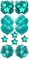 10 pc Balloon Set - Sparkle - Single Colors