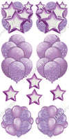 10 pc Balloon Set - Sparkle - Single Colors