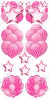 10 pc Balloon Set - Sparkle - Single Colors