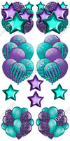 10 pc Balloon Sets - Combo Colors