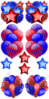 10 pc Balloon Sets - Combo Colors