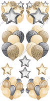 10 pc Balloon Sets - Combo Colors