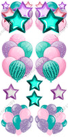 10 pc Balloon Sets - Combo Colors
