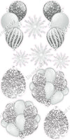 10 pc Balloon Cluster & Triple - Sparkle - Single Color