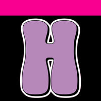 Flat - HP 23.5" 69 pc Alphabet