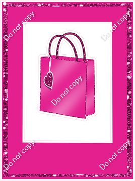 Flat & Sparkle Hot Pink Frame072