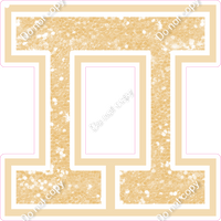 18" Greek Individual Champagne Sparkle - Alphabet Pieces Pi