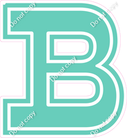 18" Greek Individual Flat Mint - Alphabet Pieces Beta