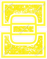 18" Greek Individual Lemon Sparkle - Alphabet Pieces Xi