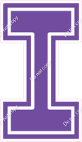 23.5" Greek Individual Flat Purple - Alphabet Pieces Lota