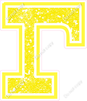 23.5" Greek Individual Lemon Sparkle - Alphabet Pieces Gamma