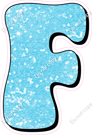HP 12" Individuals - Baby Blue Sparkle F