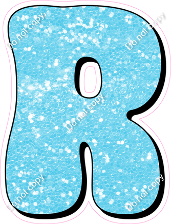 HP 12" Individuals - Baby Blue Sparkle R