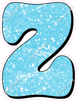 HP 12" Individuals - Baby Blue Sparkle Z