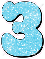 HP 12" Individuals - Baby Blue Sparkle 3