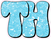 HP 12" Individuals - Baby Blue Sparkle TH