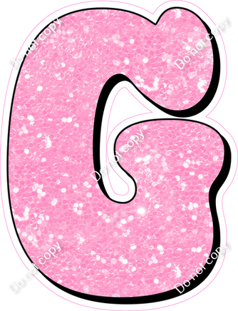 HP 12" Individuals - Baby Pink Sparkle G