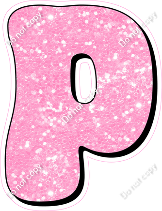 HP 12" Individuals - Baby Pink Sparkle P