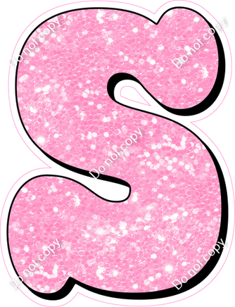 HP 12" Individuals - Baby Pink Sparkle S