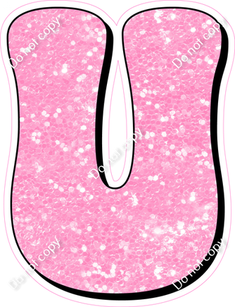 HP 12" Individuals - Baby Pink Sparkle U