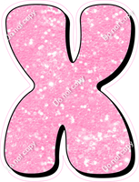 HP 12" Individuals - Baby Pink Sparkle X