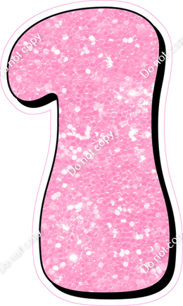 HP 12" Individuals - Baby Pink Sparkle 1