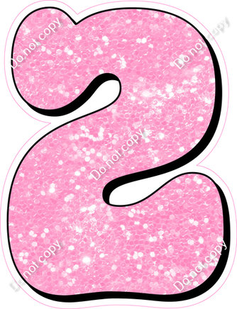HP 12" Individuals - Baby Pink Sparkle 2