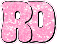 HP 12" Individuals - Baby Pink Sparkle RD