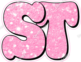 HP 12" Individuals - Baby Pink Sparkle ST