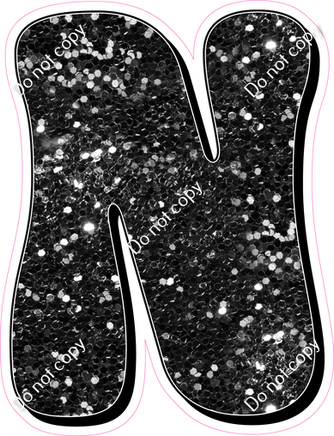 HP 12" Individuals - Black Sparkle N