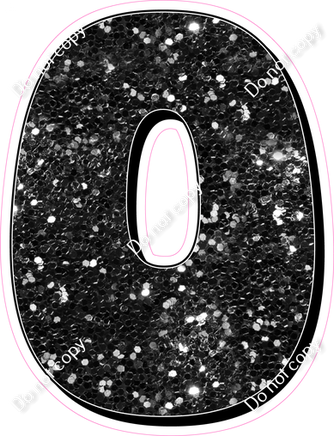 HP 12" Individuals - Black Sparkle O