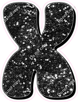 HP 12" Individuals - Black Sparkle X