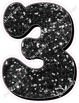 HP 12" Individuals - Black Sparkle 3
