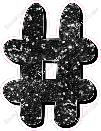 HP 12" Individuals - Black Sparkle #
