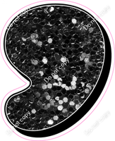 HP 12" Individuals - Black Sparkle Apostrophe