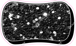 HP 12" Individuals - Black Sparkle Dash