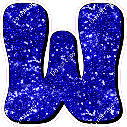 HP 12" Individuals - Blue Sparkle W