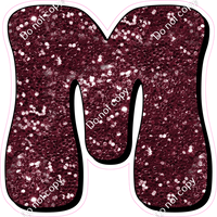 HP 12" Individuals - Burgundy Sparkle M