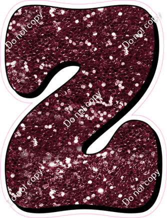 HP 12" Individuals - Burgundy Sparkle Z