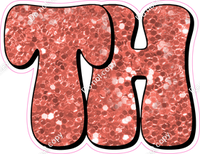 HP 12" Individuals - Coral Sparkle TH
