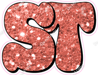 HP 12" Individuals - Coral Sparkle ST